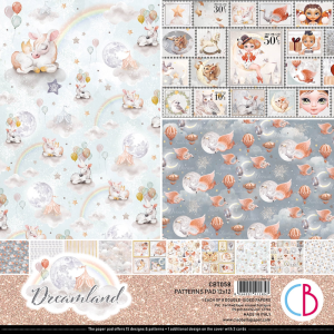 Papier Scrap - Ciao Bella - Dream Land - Patterns- 30 x 30