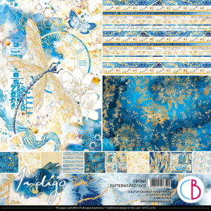 Papier Scrap - Ciao Bella - Indigo Creative - Patterns- 30 x 30