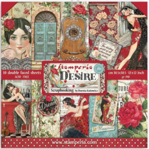 Papier Scrap - Stamperia - Desire - 30 x 30