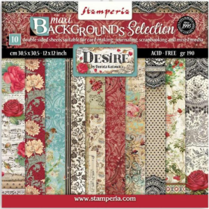 Papier Scrap - Stamperia - Desire - Patterns - 30 x 30