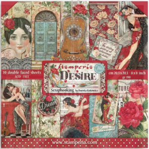 Papier Scrap - Stamperia - Desire - 20 x 20
