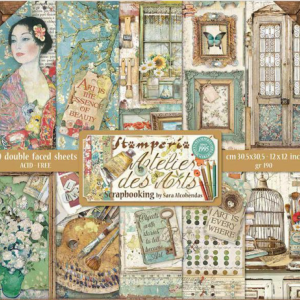 Papier Scrap - Stamperia - Ateliers des Arts - 30 x 30