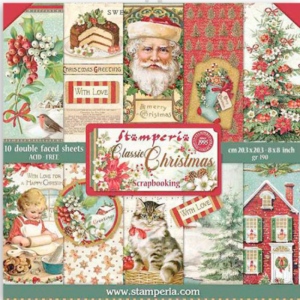 Papier Scrap - Stamperia - Classic Christmas - 20 x 20