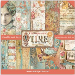 Papiers Scrap - Stamperia - Time is an Illusion - 30 x 30