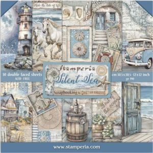 Papiers Scrap - Stamperia - Silent Sea - 30 x 30