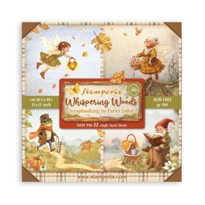 Papiers Scrap - Stamperia - Whispering Woods - 30 x 30 maxi