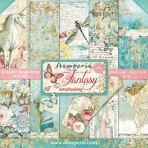 Papiers Scrap - Stamperia - Wonderland - Paper Pad - 30 x 30