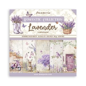 Papiers Scrap - Stamperia - Lavender -  20 x 20