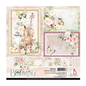 Papier Scrap - Ciao Bella - Blooming - 20 x 20
