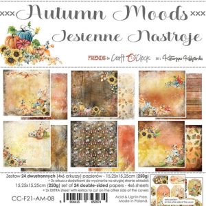 Papiers Scrap - Craft o'clock - Autumn Moods - 30 x 30