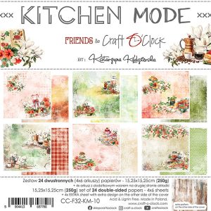 Papiers Scrap - Craft o'clock - Kitchen - 30 x 30