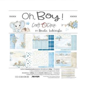 Papiers Scrap - Craft o'clock - Oh Boy - 30 x 30