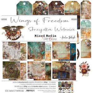 Papiers Scrap - Craft o'clock - Wings of Freedom - 30 x 30