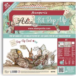 Accessoires scrap- Stamperia - Pop up - Alice