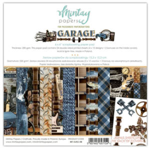 Papier Scrap - Mintay - Garage - 15 x 15
