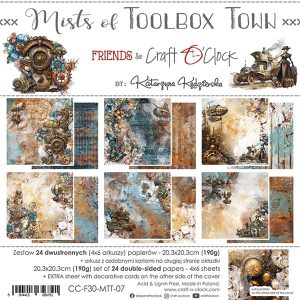 Papier Scrap - Craft o'clock - Mists of Toolbox Town - 20x20