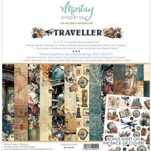 Papier Scrap - Mintay - Traveller - 30x30