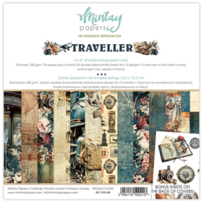 Papier Scrap - Mintay - Traveller - 15x15