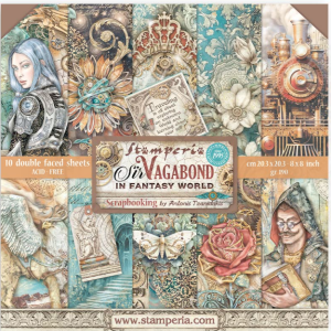 Papier Scrap - Samperia - Fantasy World - 20 x 20