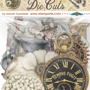 accessoires Scrap - Stamperia - Gardens of Time - Die cuts