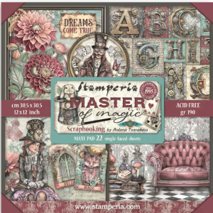 Papier Scrap - Stamperia - Master of Magic - 30 x 30 maxi