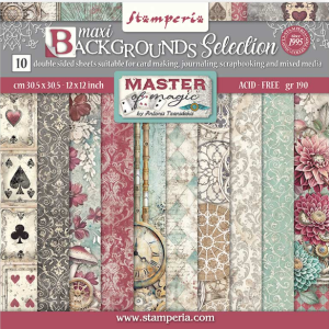 Papier Scrap - Stamperia - Master of Magic - 30 x 30 backgrounds