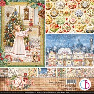 Papier Scrap - Ciao Bella - The Nutcracker - pattern 30 x 30