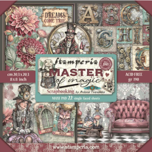 Papier Scrap - Stamperia - Master of Magic - 20 x 20 maxi
