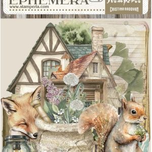 Accessoires Scrap - Stampéria - Herbarium Silvae - Ephemera