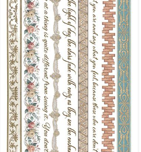 Accessoires Scrap - Stamperia - Venice - Rub on