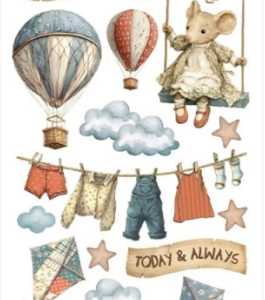 Accessoires scrap - stamperia - Family - Rub On