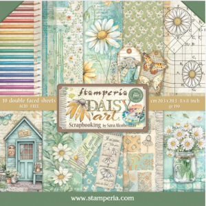Papiers Scrap - Stampéria - Daisy Art - 20x20