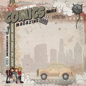 Papiers scrap - Bella Luna - Comics - 20 x 20 maxi