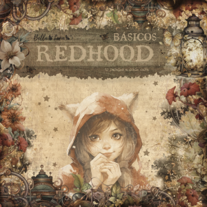 Papiers scrap - Bella Luna - Redhood - 20 x 20 basics