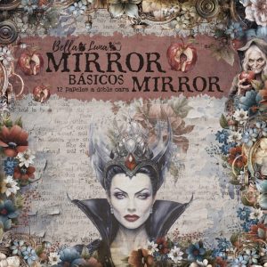 Papiers scrap - Bella Luna - Mirror Mirror - 20 x 20 Basics