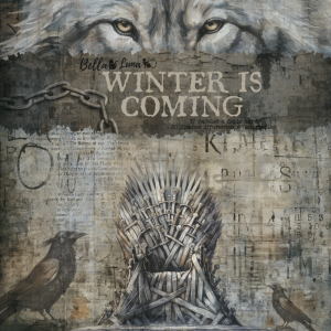 Papiers scrap - Bella Luna - Winter is coming - 30 x 30
