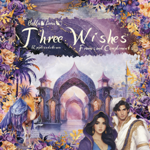 Papiers scrap - Bella Luna - Three Wishes - 30 x 30 Frames & complements