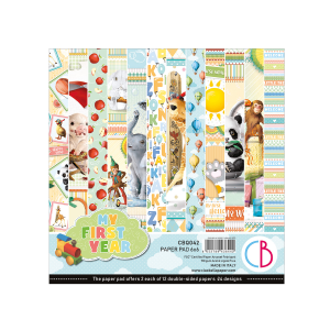 Papiers - Scrap - Ciao Bella - My First Year - 15x15