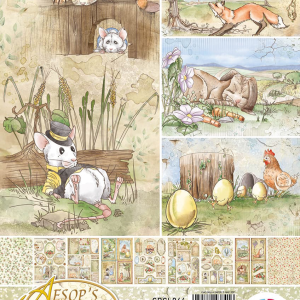 Papiers - Scrap - Ciao Bella - Aesop's  Fable - A4