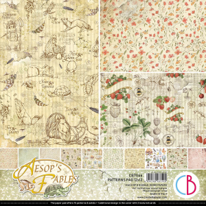 Papiers - Scrap - Ciao Bella - Aesop's  Fable - 30x30 - patterns