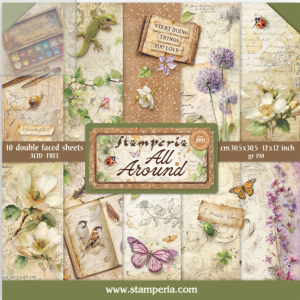 Papier Scrap - Stampéria - All Around - 30x30 Maxi