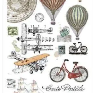 Accessoires Scrap - Stampéria - Around the world - Rub on